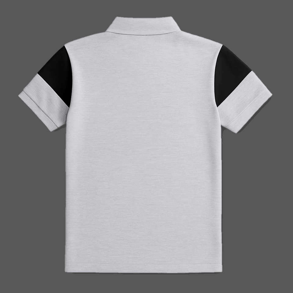 Light Grey & Black New Polo T-Shirt