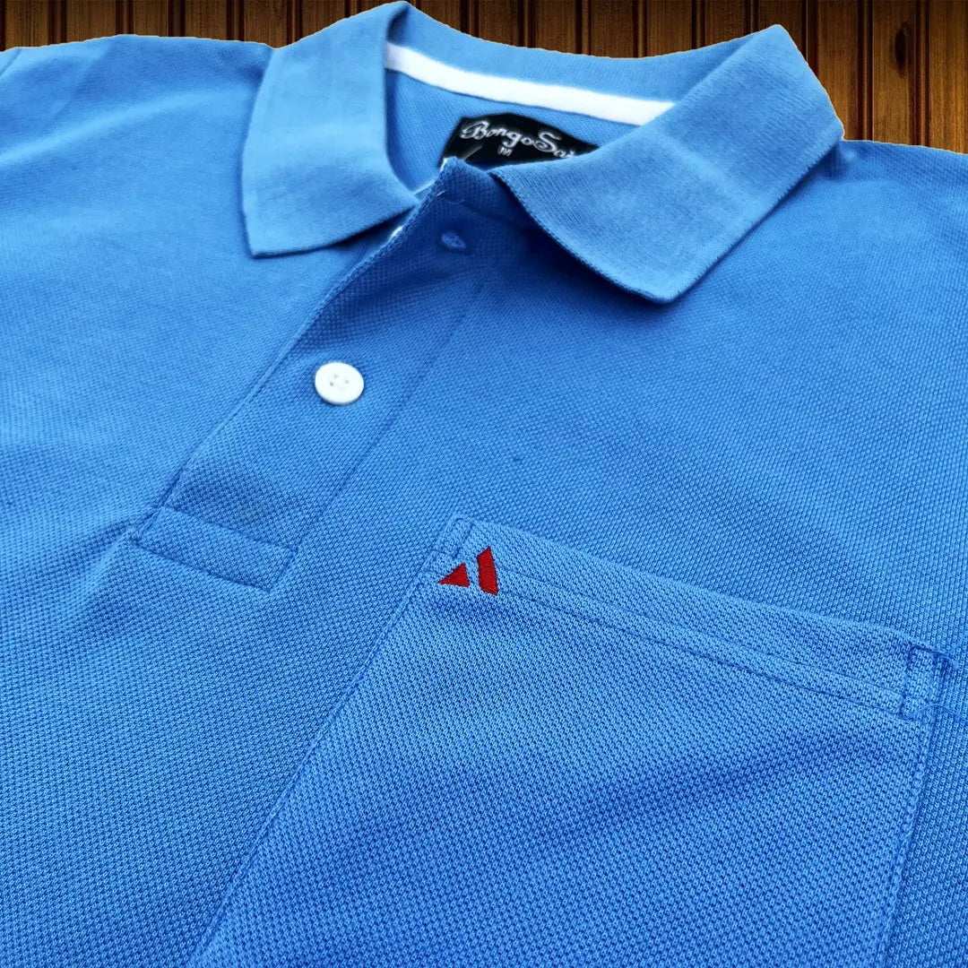 Plain Sky Blue color with Pocket Polo T-Shirt
