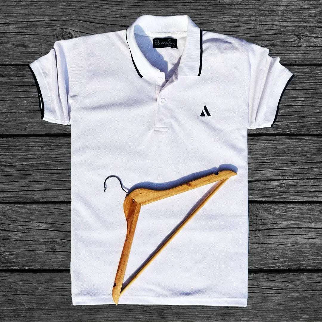 Plain White color Polo T-Shirt