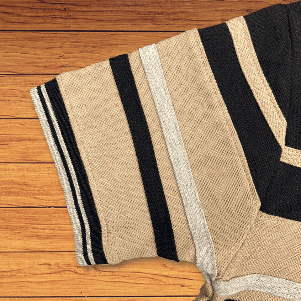 Ginger with Black stripe Polo T-Shirt