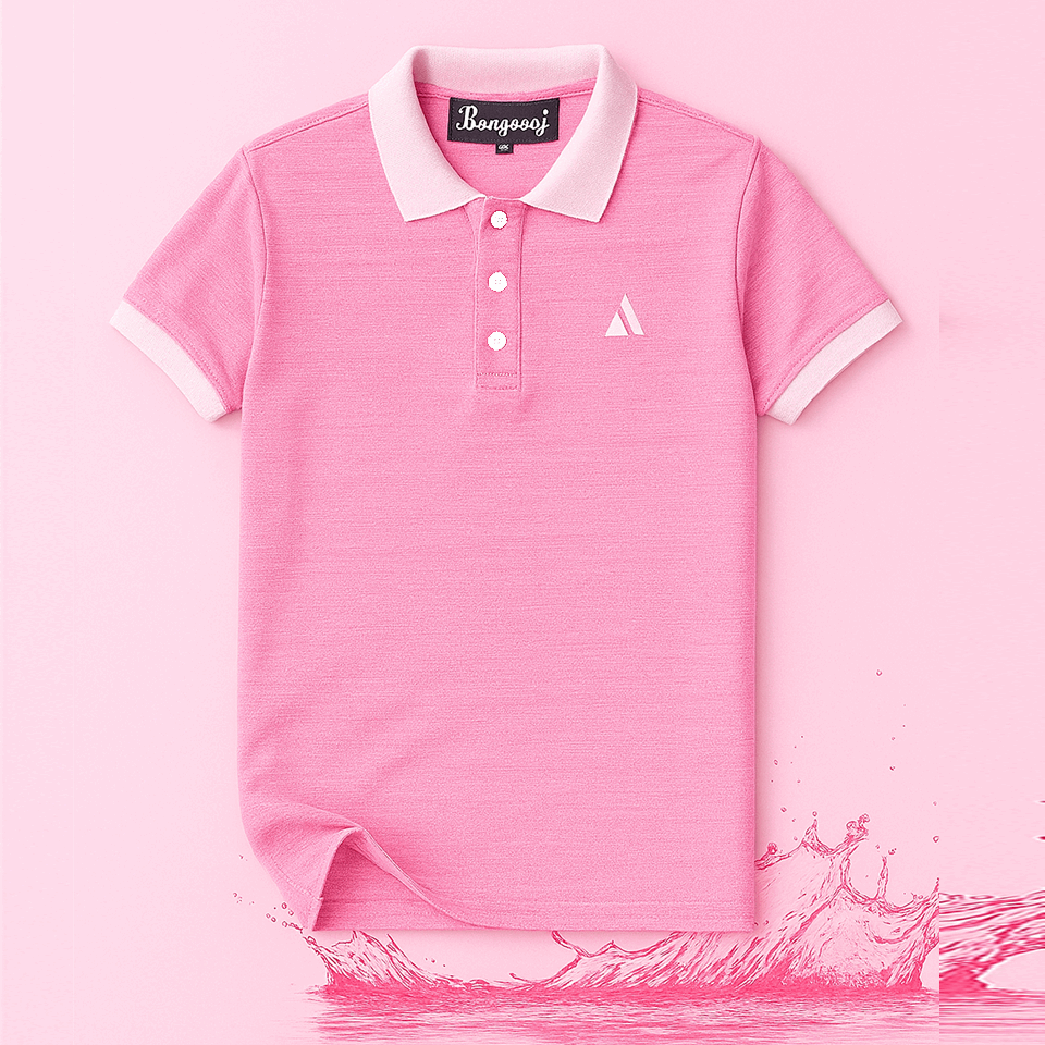 New Baby Pink Polo T-Shirt