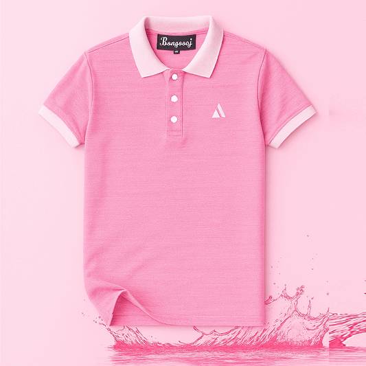 New Baby Pink Polo T-Shirt