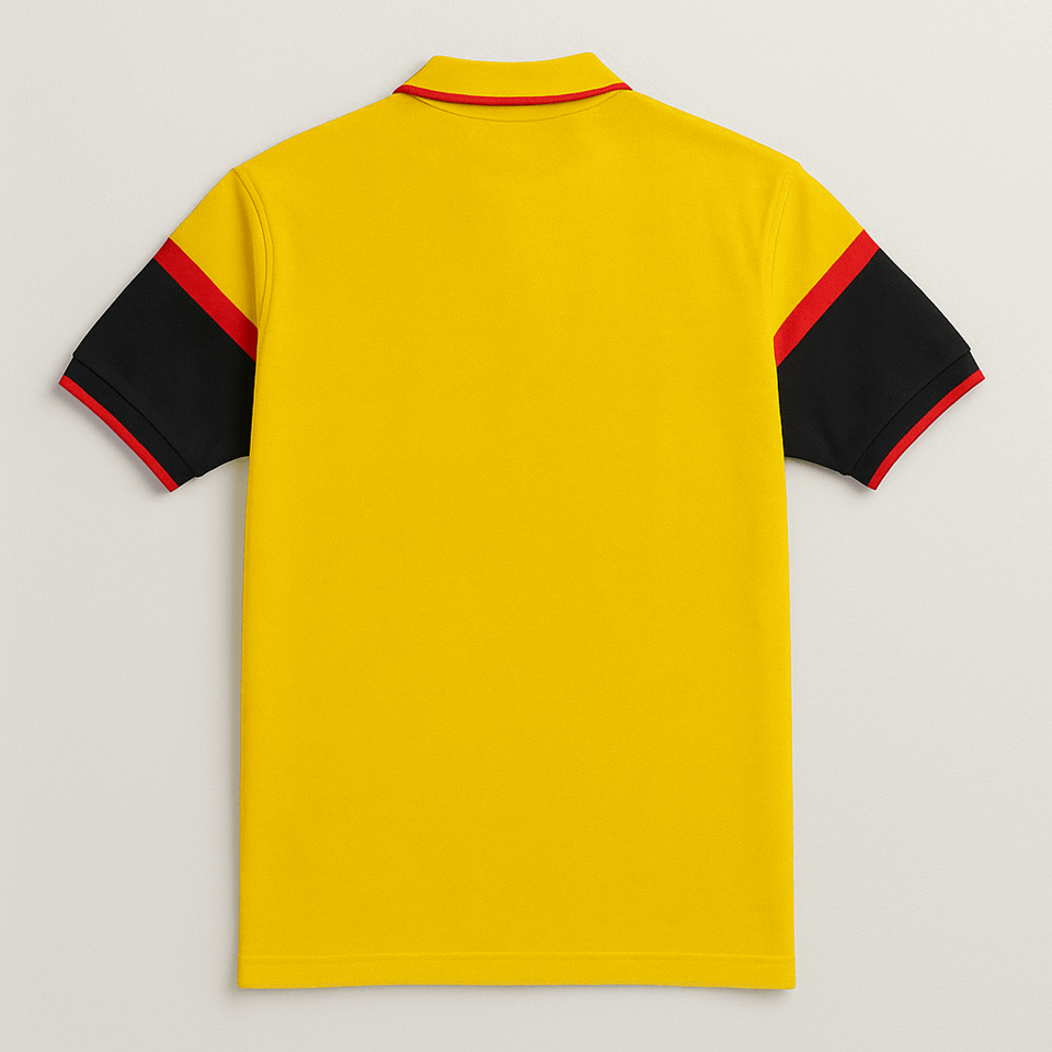 Men premium T Shirt Yellow and black