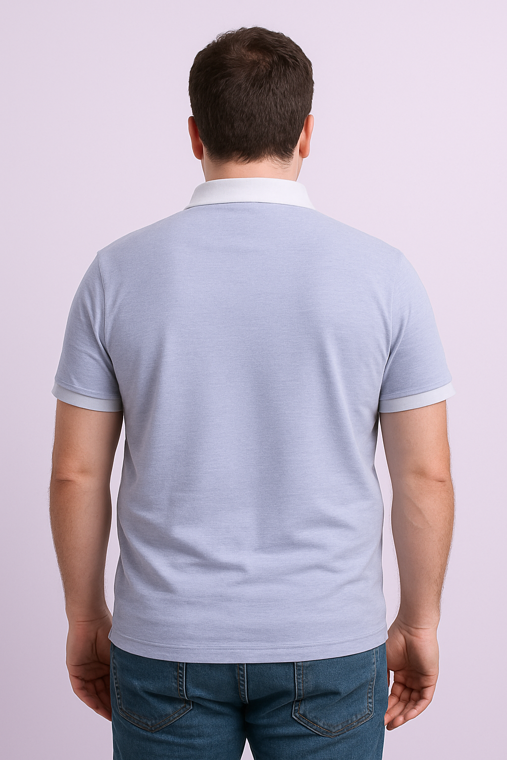 Premium Light Lavender Lycra Polo T-Shirt
