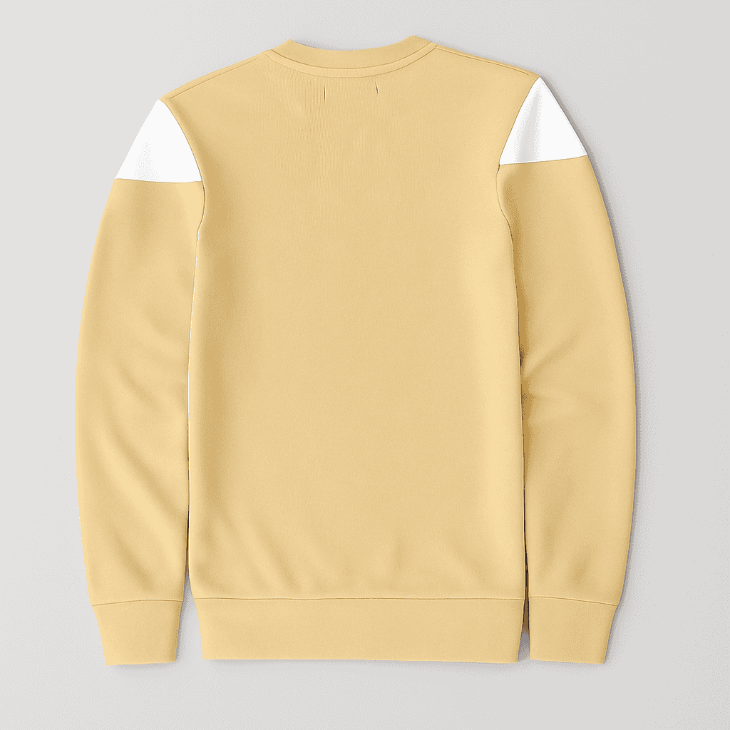 Full sleeve Round Neck Lycra T Shirt Desert Sand, white black