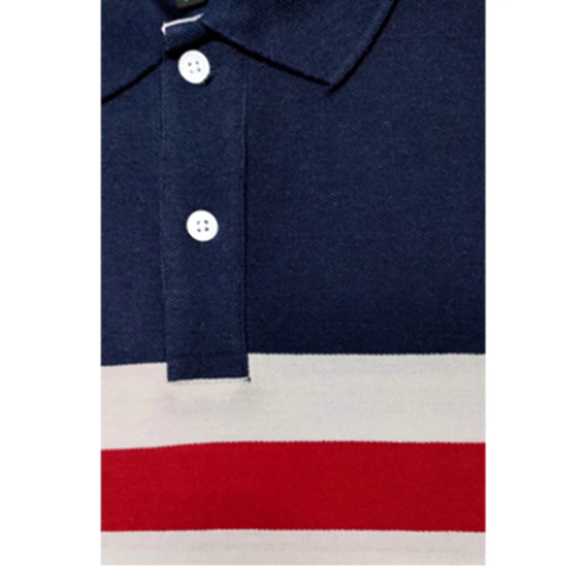 Autostripe Red and Blue Polo T-Shirt 