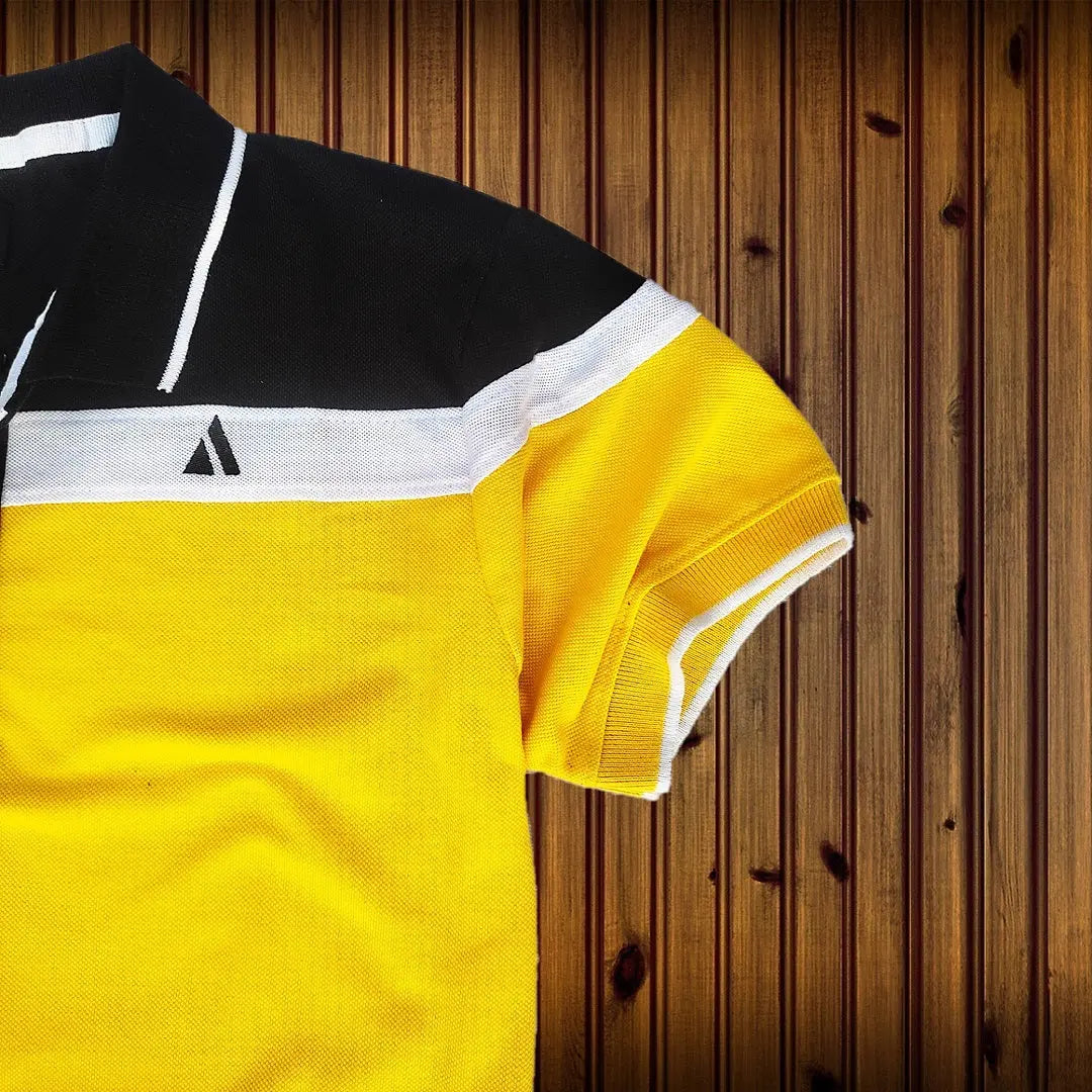 Black, Yellow and White New Polo T-Shirt