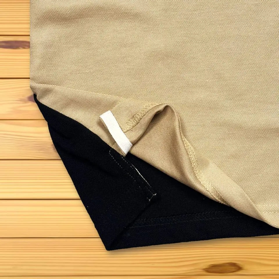 Black and Ginger Colour Polo T-Shirt