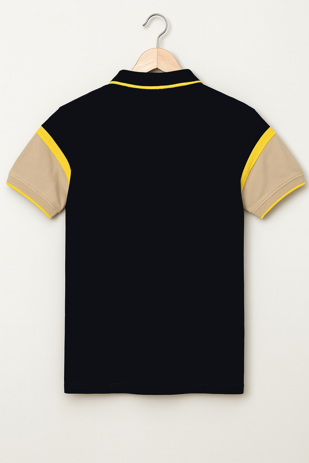 Black and Ginger Colour Polo T-shirt