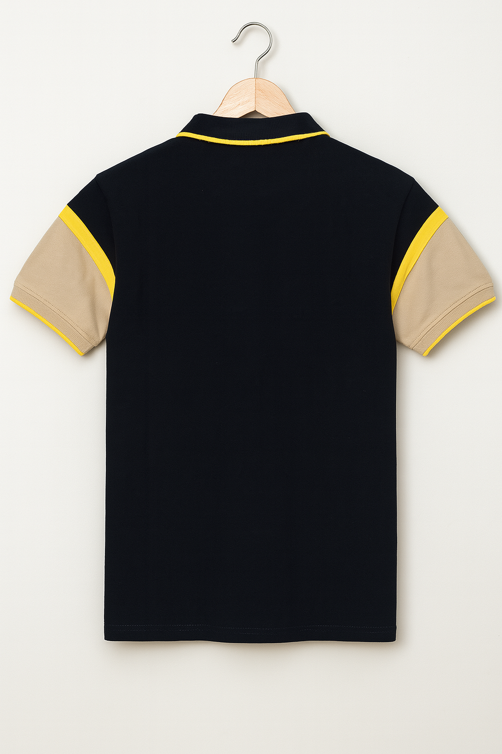 Black and Ginger Colour Polo T-shirt
