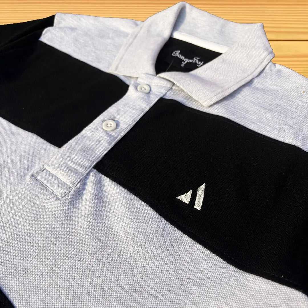 Light Grey & Black New Polo T-Shirt