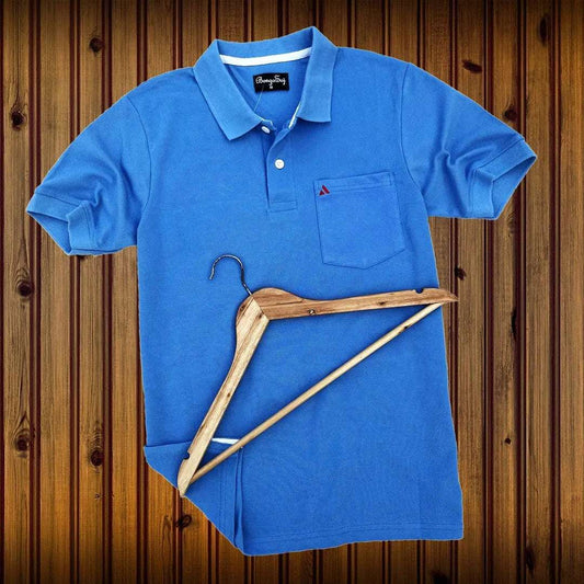 Plain Sky Blue color with Pocket Polo T-Shirt