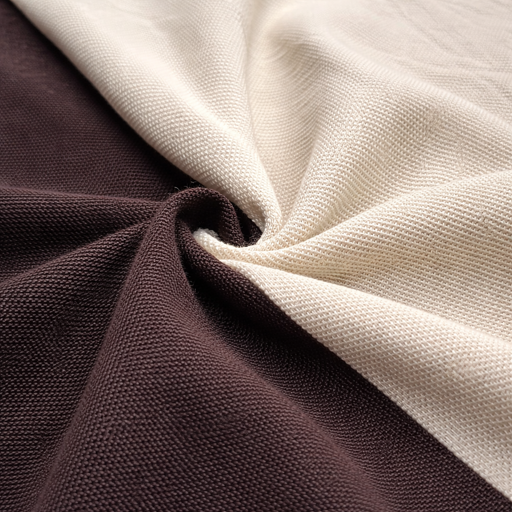 Half Coffee Brown with Beige Polo T-Shirt