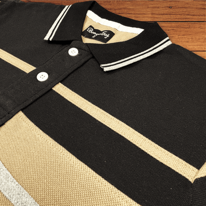 Ginger with Black stripe Polo T-Shirt
