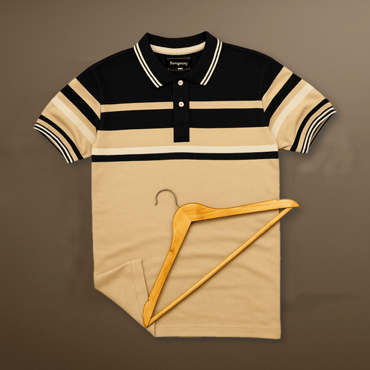 Ginger with Black stripe Polo T-Shirt