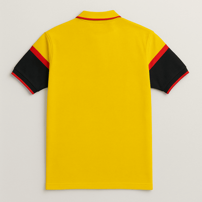 Men premium T Shirt Yellow and black