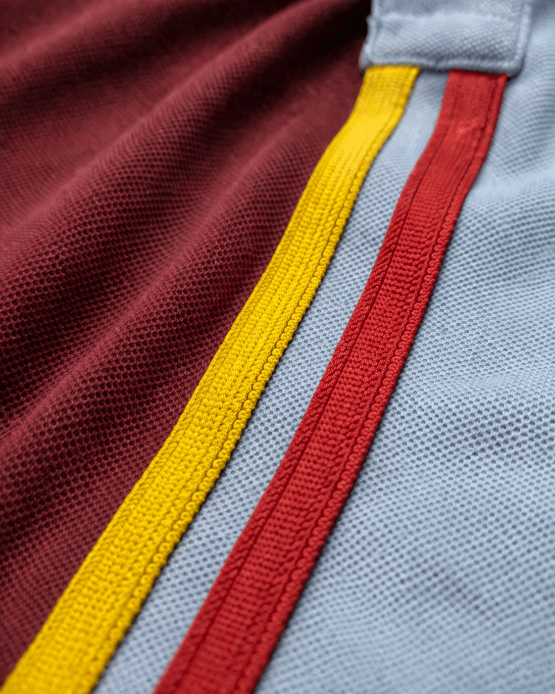 Premium Dual Tone Polo T-Shirt (Maroon & Sky Blue)