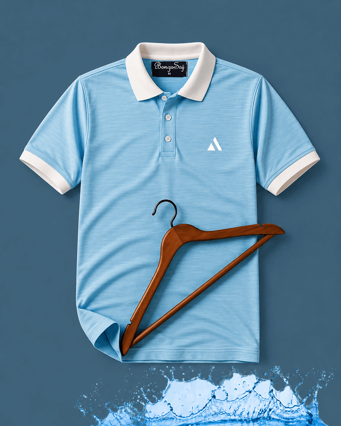 New Sky Blue Polo T-Shirt