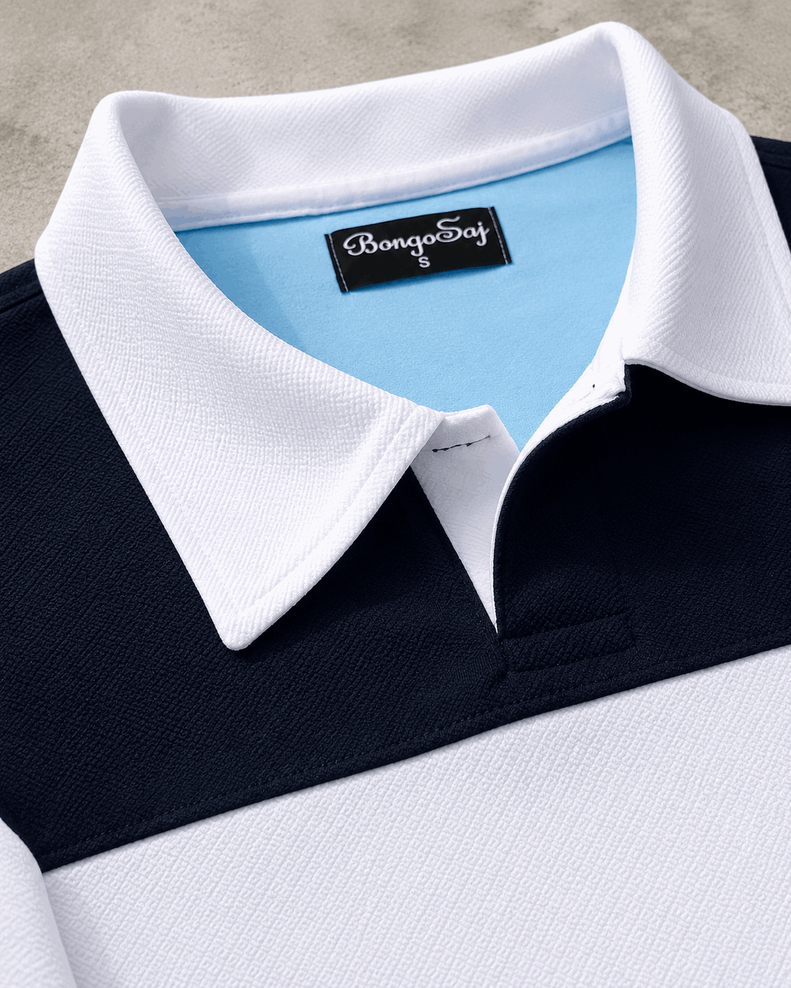 Sky Blue & White Full-Sleeve T-Shirt