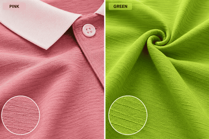 Premium Polo T-Shirt Combo Pack for Men – Green & Rose Pink