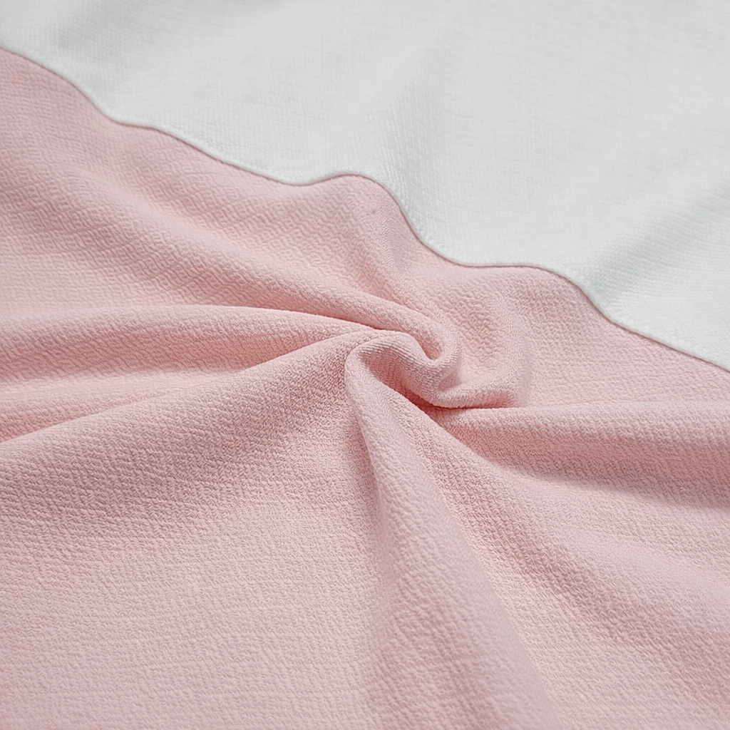 Men’s Colorblock Lycra Fabric T shirt – White, Pink & Black