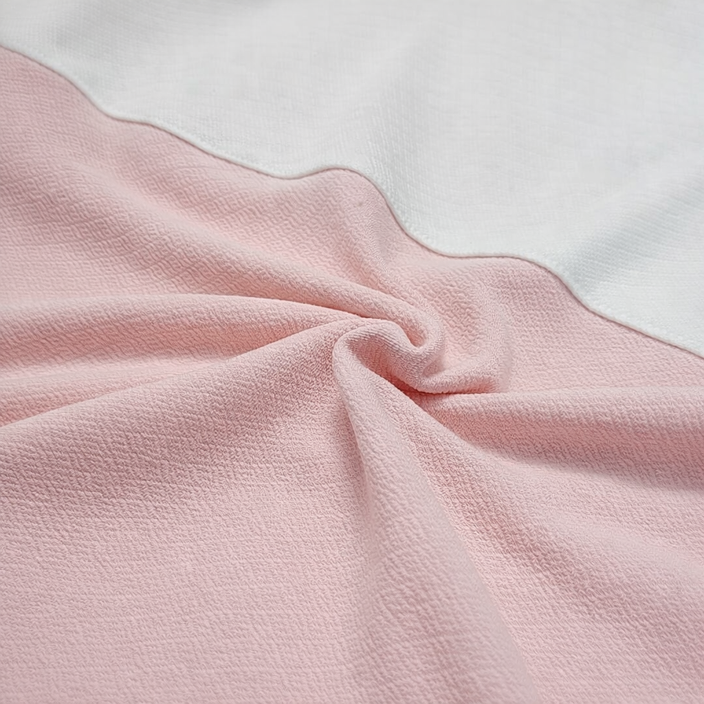 Men’s Colorblock Lycra Fabric T shirt – White, Pink & Black