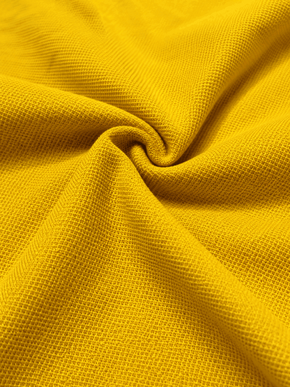 Urban Stripe Polo T-Shirt – Royal Blue white and yellow
