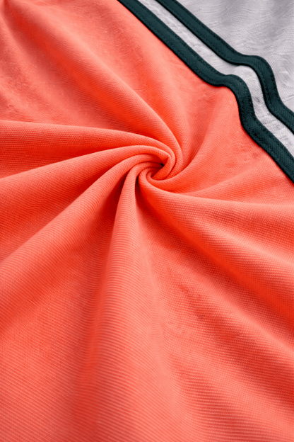 Half Orange with Grey stripe Polo T-Shirt